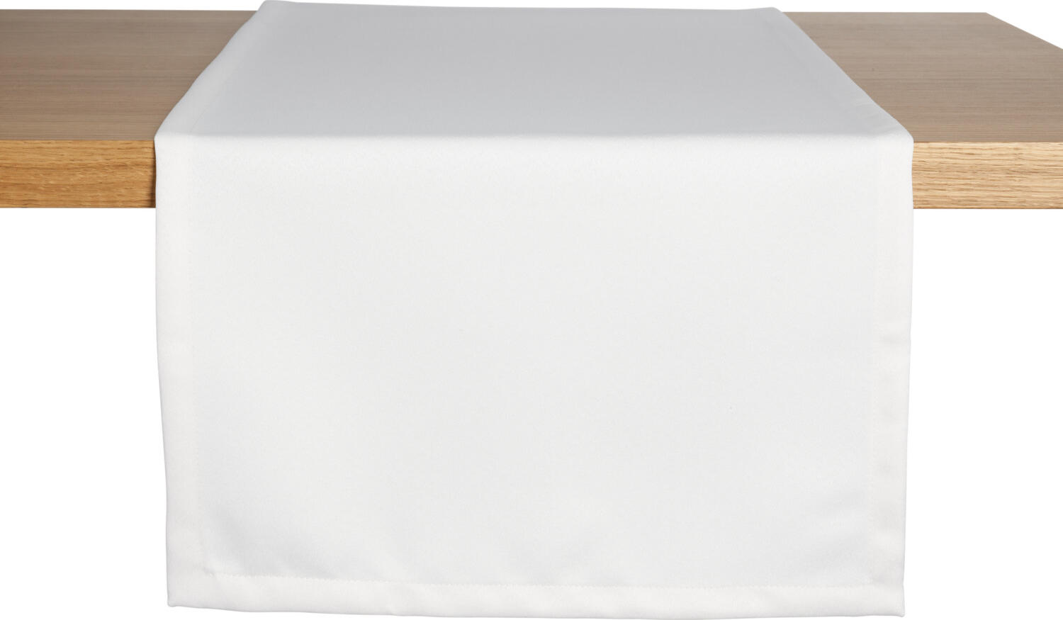 ERWIN M. LUSINI Solutions GmbH Table runner Ambita Satin Tischläufer Ambita Satin Table runner Ambita Satin; 40x130 cm (WxL); white; rectangular Tischläufer Ambita Satin; 40x130 cm (BxL); weiß; rechteckig 100% polyester. Weight approx. 270 g/m². Timeless table runner with silky smooth surface. High quality envelope hem. High lightfastness. Stain resistant finish. Can be combined with Ambita structure. Suitable for indoor and protected outdoor use. Particularly easy-care, hard-wearing and quick-drying. Personalization possible. 100 % Polyester. Gewicht ca. 270 g/m². Zeitloser Tischläufer mit seidig glatter Oberfläche. Hochwertiger Kuvertsaum. Hohe Lichtechtheit. Fleckschutz-Ausrüstung. Kombinierbar mit Ambita Struktur. Für den Innen- und geschützten Außenbereich geeignet. Besonders pflegeleicht, strapazierfähig und schnell trocknend. Personalisierung möglich.