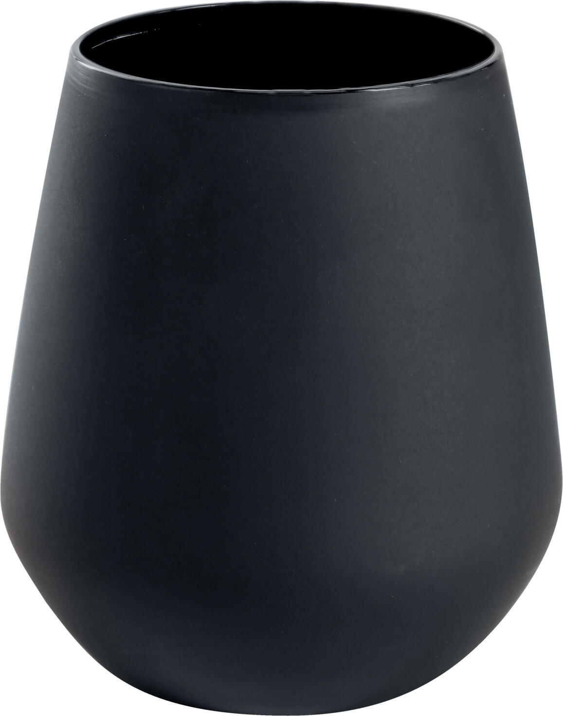 VEGA LUSINI Solutions GmbH Water glass Elanie Wasserglas Elanie Water glass Elanie; 420 ml, 6.5x10 cm (ØxH); black; 6 piece / pack Wasserglas Elanie; 420 ml, 6.5x10 cm (ØxH); schwarz; 6 Stück / Pack Crystal tasting glass, with black paint. Suitable for dishwasher for up to 3000 cycles. Tasting-Glas aus Kristallglas, mit schwarzer Lackierung. Spülmaschinengeeignet bis 3.000 Spülgänge.