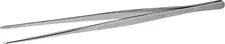Triangle Triangle GmbH Universal tweezers Valeria Universalpinzette Valeria Universal tweezers Valeria; 30 cm (L); silver Universalpinzette Valeria; 30 cm (L); silber Universal tweezers made of 18/0 stainless steel. Suitable for frying and turning meat. Reduces loss of juice when turning the meat. Heat-resistant up to +400 °C. Suitable for dishwasher. Universalpinzette aus Edelstahl 18/0. Geeignet zum Braten und Wenden von Fleisch. Reduziert Saftverlust beim Wenden des Fleisches. Hitzebeständig von 400 °C. Spülmaschinengeeignet.