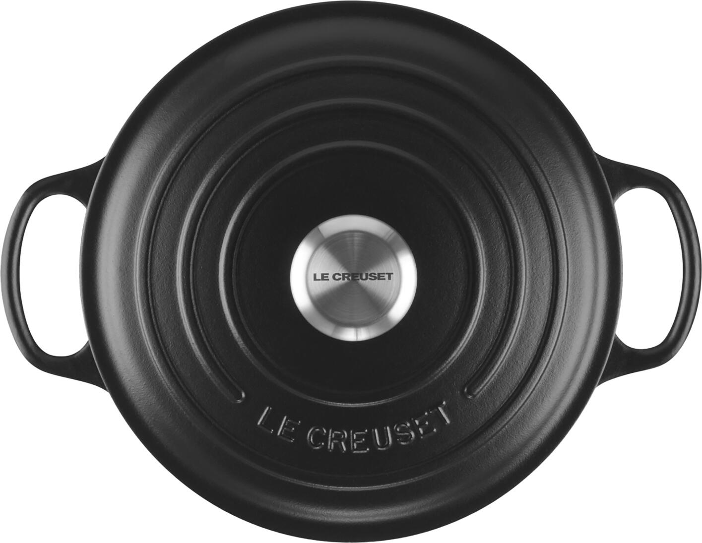 Le Creuset Signature Roaster, Round Enameled Cast Iron Casserole with Lid, 4.2 L, Induction Compatible, Oven and Dishwasher Safe, Made in France