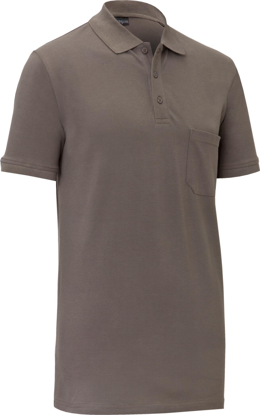 JOBELINE LUSINI Solutions GmbH Men's polo shirt Cato short sleeve Herren Poloshirt Cato Kurzarm Men's polo shirt Cato short sleeve; Size XL; taupe Herren Poloshirt Cato Kurzarm; Kleidergröße XL; taupe 95 % cotton, 5 % elastane. 40°C wash. Classic polo piqué shirt for men in easy-care, crease-resistant cotton-elastane fabric. Flat knit cuffs on the sleeves and collar, one breast pocket and three-button placket. With short side slits. Slightly tailored cut. Back length: 74 cm for size M. 95 % Baumwolle, 5 % Elasthan. 40°-Wäsche. Klassisches Polo-Piqué-Shirt für Herren in pflegeleichter, knitterfreier Baumwoll-Elasthan-Qualität. Flachstrickbündchen an Ärmel und Kragen, eine Brusttasche und Dreiknopfleiste. Mit kurzen seitlichen Schlitzen. Leicht tailliert geschnitten. Rückenlänge: 74 cm bei Gr. M