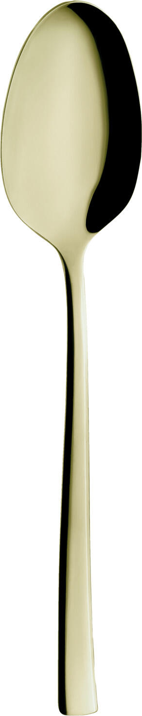 Dalper Chromolite Cutelarias Portuguesas Unipessoal Lda Dessert spoon Oneda Dessertlöffel Oneda Dessert spoon Oneda; 18.7 cm (L); champagne; 12 piece / pack Dessertlöffel Oneda; 18.7 cm (L); champagner; 12 Stück / Pack Give your table a unique touch with our colorful Oneda cutlery. Our high quality 18/10 stainless steel cutlery sets combine timeless design with great durability. With a thickness of 3 mm, they are perfectly balanced and ergonomically shaped to give you an unparalleled dining experience. Choose Oneda for your special occasions or everyday enjoyment and experience the perfect symbiosis of style and functionality. The colors champagne, black and gold are PVD coated. Verleihen Sie Ihrem Tisch eine einzigartige Note mit unserem farbigen Oneda Besteck. Unsere hochwertigen Bestecksets aus 18/10 Edelstahl kombinieren zeitloses Design mit toller Haltbarkeit. Mit einer Stärke von 3mm sind sie perfekt ausbalanciert und ergonomisch geformt, um Ihnen ein unvergleichliches Esserlebnis zu bieten. Wählen Sie Oneda für Ihre besonderen Anlässe oder den täglichen Genuss und erleben Sie die perfekte Symbiose aus Stil und Funktionalität. Die Farben champagner, schwarz und gold sind PVD beschichtet.