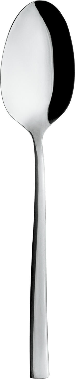 Dalper Chromolite Cutelarias Portuguesas Unipessoal Lda Dessert spoon Oneda Dessertlöffel Oneda Dessert spoon Oneda; 18.7 cm (L); silver; 12 piece / pack Dessertlöffel Oneda; 18.7 cm (L); silber; 12 Stück / Pack Give your table a unique touch with our colorful Oneda cutlery. Our high quality 18/10 stainless steel cutlery sets combine timeless design with great durability. With a thickness of 3 mm, they are perfectly balanced and ergonomically shaped to give you an unparalleled dining experience. Choose Oneda for your special occasions or everyday enjoyment and experience the perfect symbiosis of style and functionality. The colors champagne, black and gold are PVD coated. Verleihen Sie Ihrem Tisch eine einzigartige Note mit unserem farbigen Oneda Besteck. Unsere hochwertigen Bestecksets aus 18/10 Edelstahl kombinieren zeitloses Design mit toller Haltbarkeit. Mit einer Stärke von 3mm sind sie perfekt ausbalanciert und ergonomisch geformt, um Ihnen ein unvergleichliches Esserlebnis zu bieten. Wählen Sie Oneda für Ihre besonderen Anlässe oder den täglichen Genuss und erleben Sie die perfekte Symbiose aus Stil und Funktionalität. Die Farben champagner, schwarz und gold sind PVD beschichtet.