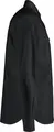 Jobeline Marlon Men's Long-Sleeved Denim Look Shirt, Regular Fit, Cotton-Polyester Blend, Two Breast Pockets, Easy-Iron, Black