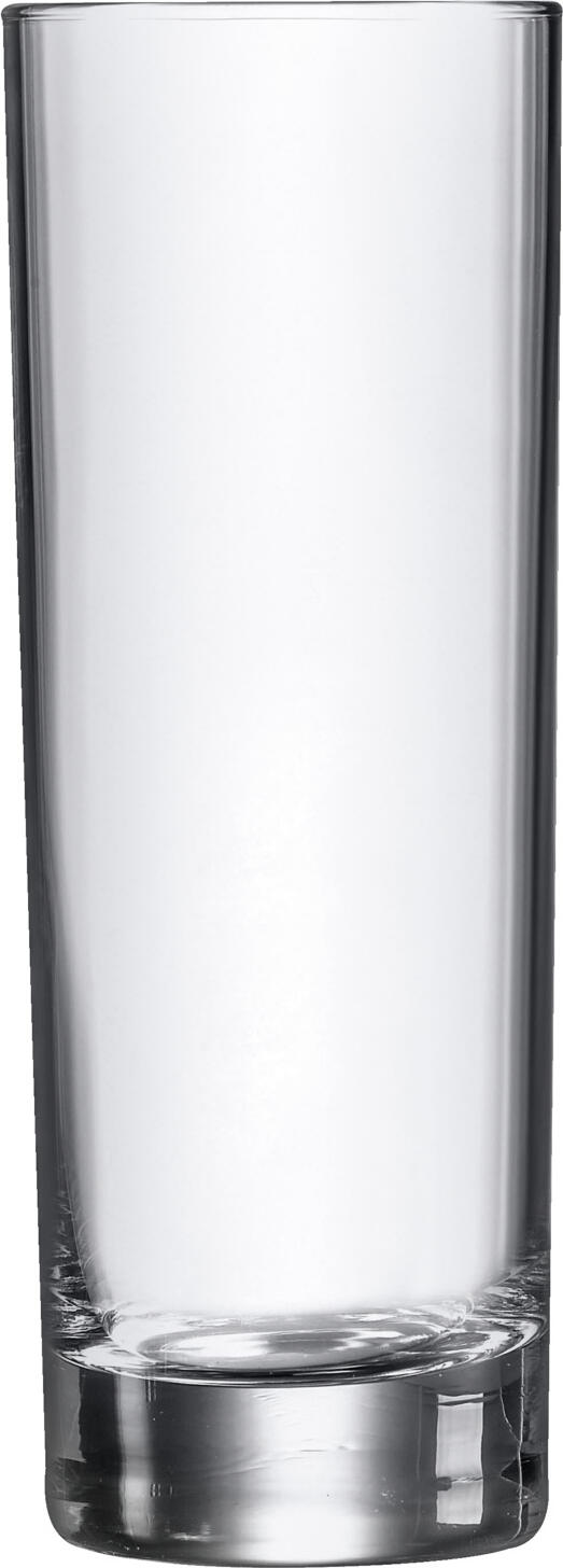Arcoroc Arc France SAS Long drink glass Islande Longdrinkglas Islande Long drink glass Islande; 310 ml, 5.9x16.5 cm (ØxH); transparent; 6 piece / pack Longdrinkglas Islande; 310 ml, 5.9x16.5 cm (ØxH); transparent; 6 Stück / Pack Classic drinking glass made of sturdy glass. Dishwasher safe. Robustes Longdrinkglas mit Eisboden. Spülmaschinenfest.