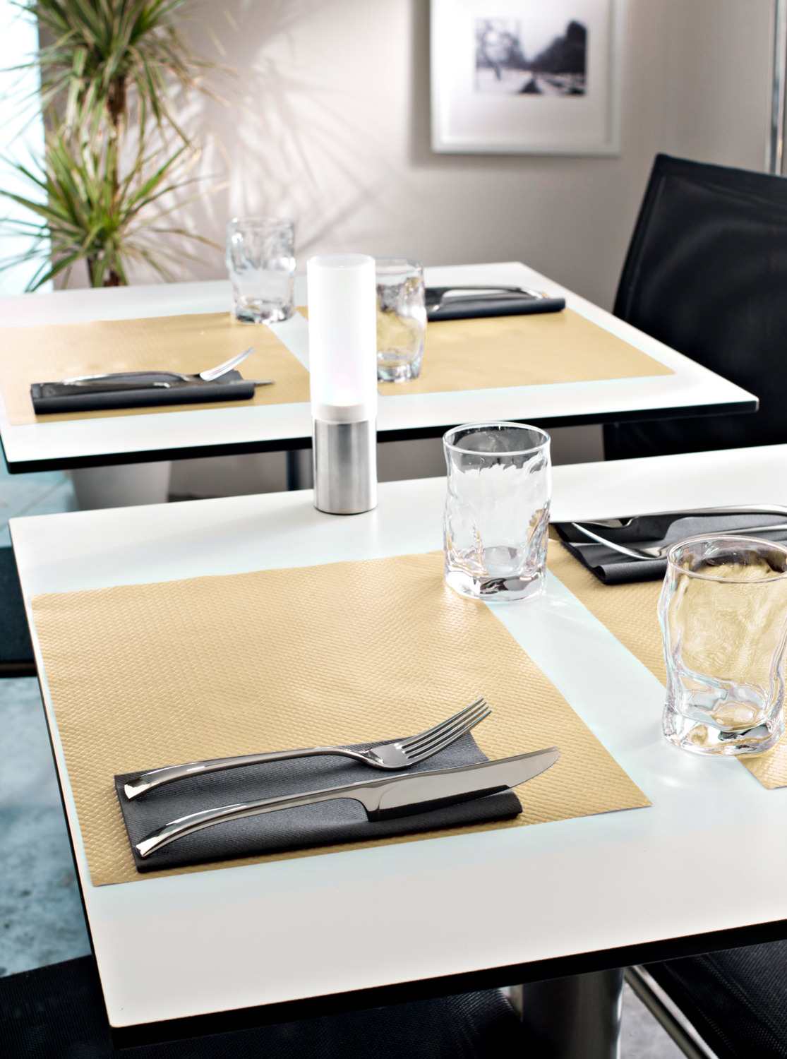 Plase de Masa din Hartie PROnappe Selection, Bej, 30 x 40 cm, Hidrofobe, Rezistente la UV, Structura Fagure, Efect Satinat, Set de 500 Piese