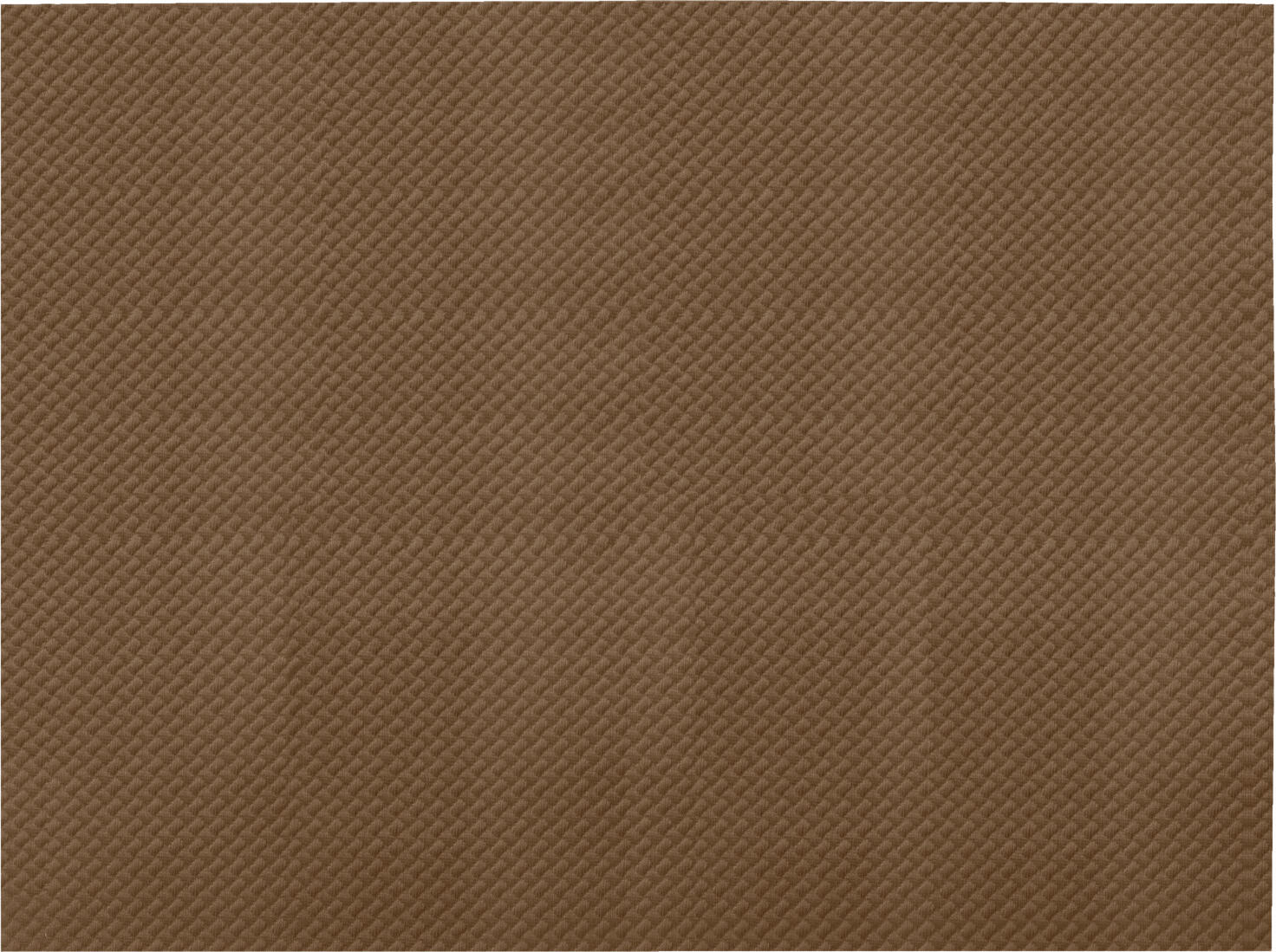 PROnappe Paper placemat Selection Papiertischset Selection Paper placemat Selection; 30x40 cm (WxL); brown; rectangular; 500 piece / pack Papiertischset Selection; 30x40 cm (BxL); braun; rechteckig; 500 Stück / Pack Square paper placemat in lacquer look made of paper (60 g/m²). Surface with honeycomb structure and satin effect. Attractive, linear design. Can be combined in many ways. Water repellent. UV-resistant. Robust and high quality. Quadratische Papiertischdecke in Lack- Optik aus Papier (60 g/m²). Oberfläche mit Wabenstruktur und Satineffekt. Ansprechendes, geradliniges Design. Vielseitig kombinierbar. Wasserabweisend. UV-beständig. Robust und hochwertig.