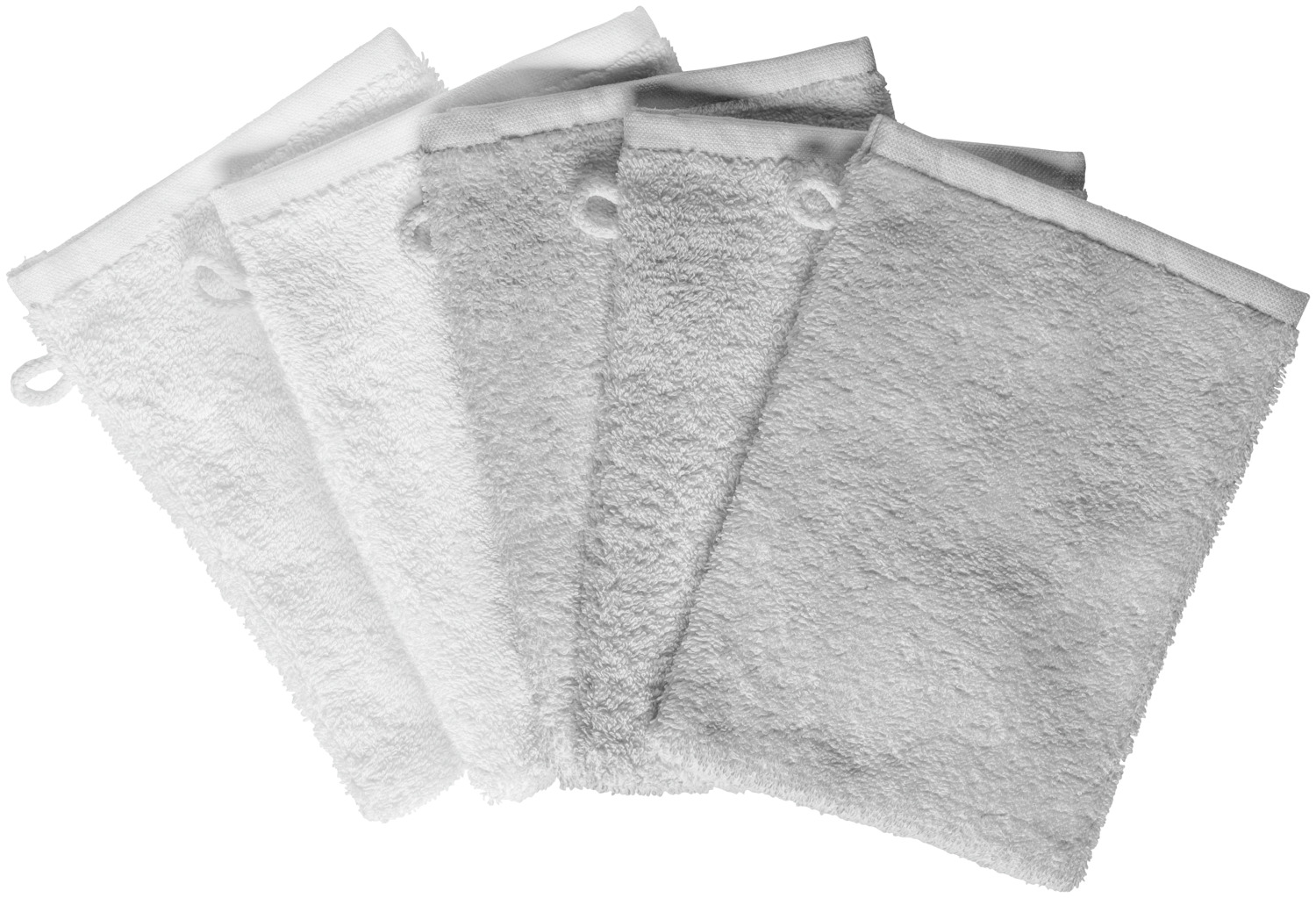 Laveta universala ERWIN M. LUSINI Solutions GmbH, gri, 100% bumbac, frottier de calitate superioara, 15 x 20 cm, rezistenta pentru hoteluri si sanatate, set de 5 piese
