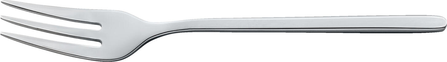 VEGA Toulon Cake Fork Set of 12, 18/10 Chrome-Nickel Stainless Steel, Rustproof, Mirror Polished, 14.5 cm, Silver