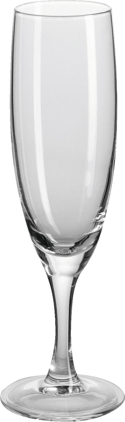 Arcoroc Arc France SAS Champagne glass Elegance Sektglas  Elegance Champagne glass Elegance; 100 ml, 4.6x4.6x15.9 cm (ØxØxH); transparent; 12 piece / pack Sektglas  Elegance; 100 ml, 4.6x4.6x15.9 cm (ØxØxH); transparent; 12 Stück / Pack Robust sparkling wine glass made of tempered glass. Dishwasher safe. Robustes Sektglas. Spülmaschinenfest.