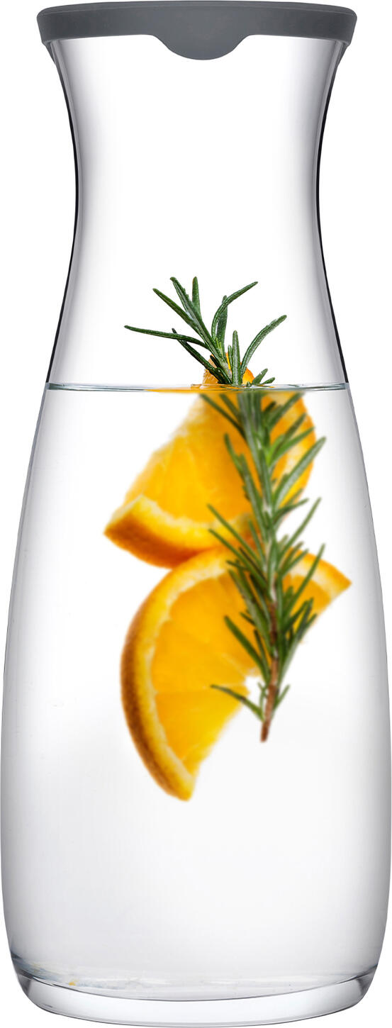 Pasabahçe Pasabahce Cam Sanayii ve Tic. A.S. Sisecam Genel Merkezio Glass carafe Amphora Glas-Karaffe Amphora Glass carafe Amphora; 1180 ml, 7.9x25 cm (ØxH); transparent; 6 piece / pack Glas-Karaffe Amphora; 1.18 l, 7.9x25 cm (ØxH); transparent; 6 Stück / Pack Glass carafe with plastic lid. Perfect for outdoor use. Dishwasher safe. Karaffe aus Glas mit Deckel aus Kunststoff. Perfekt für den Außenbereich geeignet. Spülmaschinenfest.