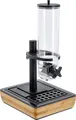 Dispensator de Musli si Cereale VEGA Montana, Capacitate 4L, GN 1/2, Recipient din Tritan Rezistent, Baza din Lemn de Stejar Masiv, Tava din Inox
