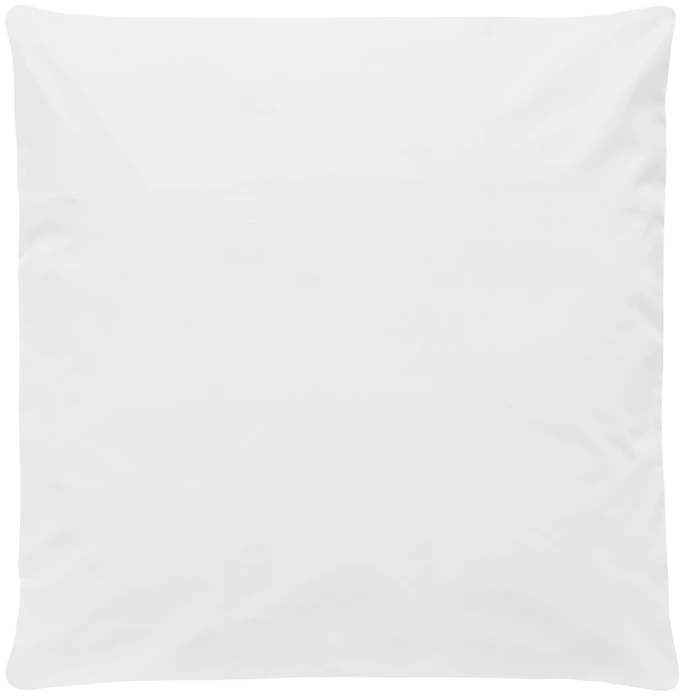 ERWIN M. LUSINI Bora Bora Pillow Cover, 65x65 cm, White, Renforce Weave, 140 TC, Cotton-Polyester Blend, Hotel Closure, OEKO-TEX Standard 100