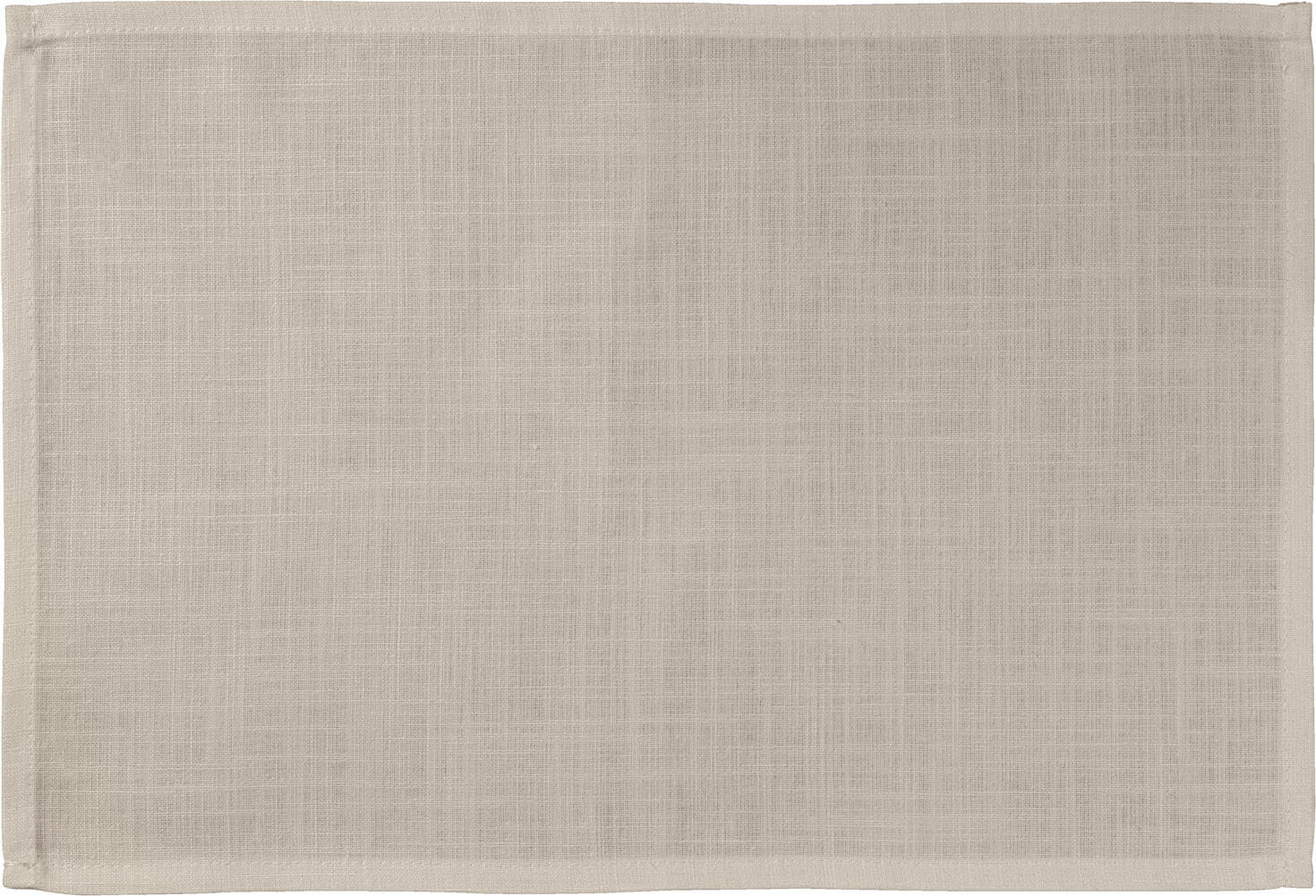 Set de 4 placemate ERWIN M. LUSINI Ledana, Amestec Poliester si In, 30 x 45 cm, Culoare Nisip, Certificare OEKO-TEX Standard 100, Material Texturat Durabil