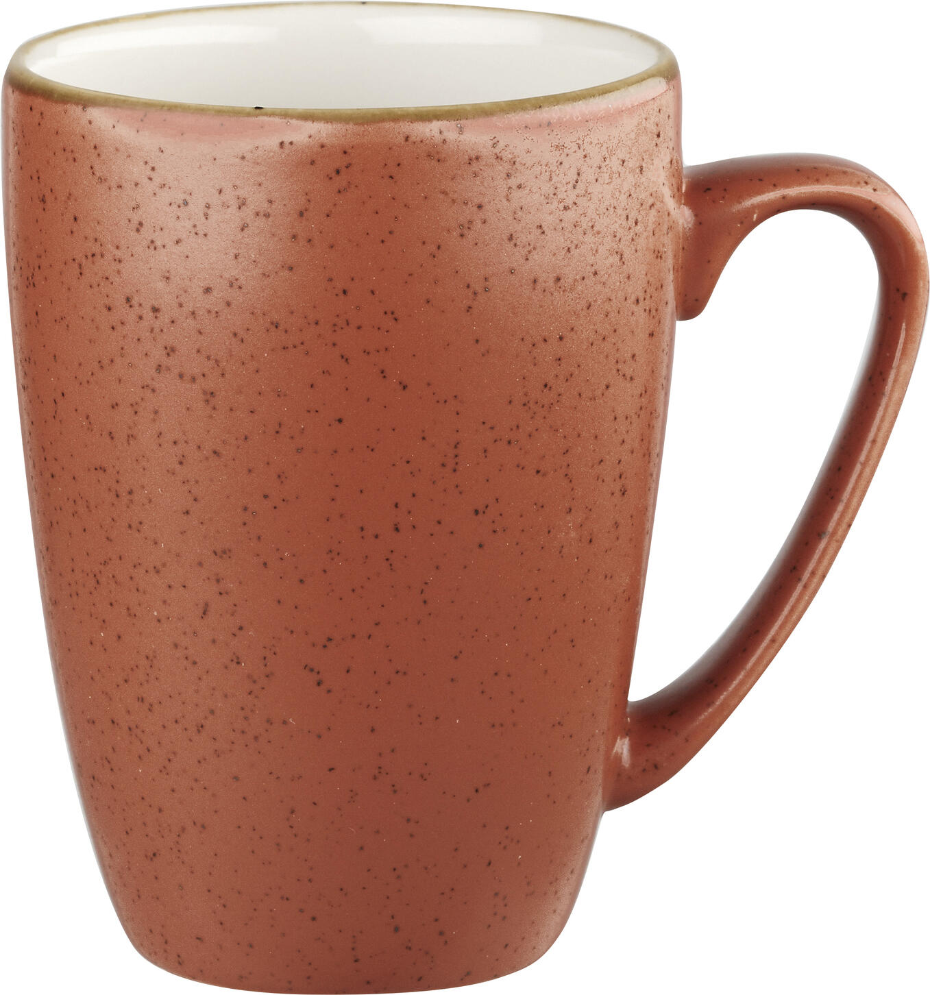 Churchill Churchill China (UK) ltd. Mug Stonecast Orange Becher Stonecast Orange Mug Stonecast Orange; 10.6x11 cm (ØxH); orange/brown; 12 piece / pack Becher Stonecast Orange; 10.6x11 cm (ØxH); orange/braun; 12 Stück / Pack Rustic charm with an astounding effect — hand-decorated and individually inspired by the changing of the seasons, add warmth and rustic style to your table with this versatile hand-painted design, available in 15 stunning colors. Der Becher für die Gastronomie Stonecast „Orange“ von Churchill ist vielseitig einsetzbar für Heiß- und Kaltgetränke. Als Stonecast Orange Becher überzeugt er durch langlebige Qualität. Ideal als Becher für Restaurants und Cafés.