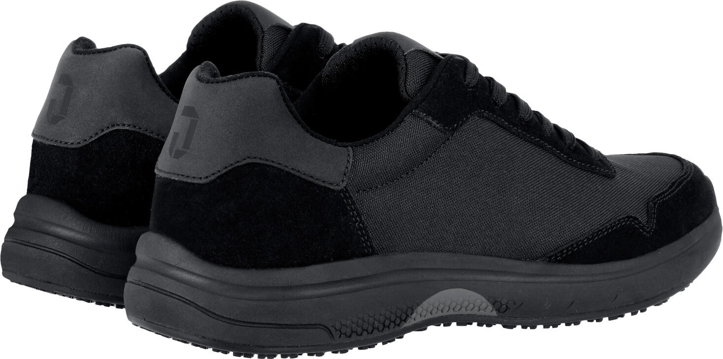 Jobeline Summit Work Shoes, O1 Protection, EN ISO 20347:2022, SR Slip Resistant, Leather and Nylon, Antistatic, EU 47, Black, Set of 3 Items