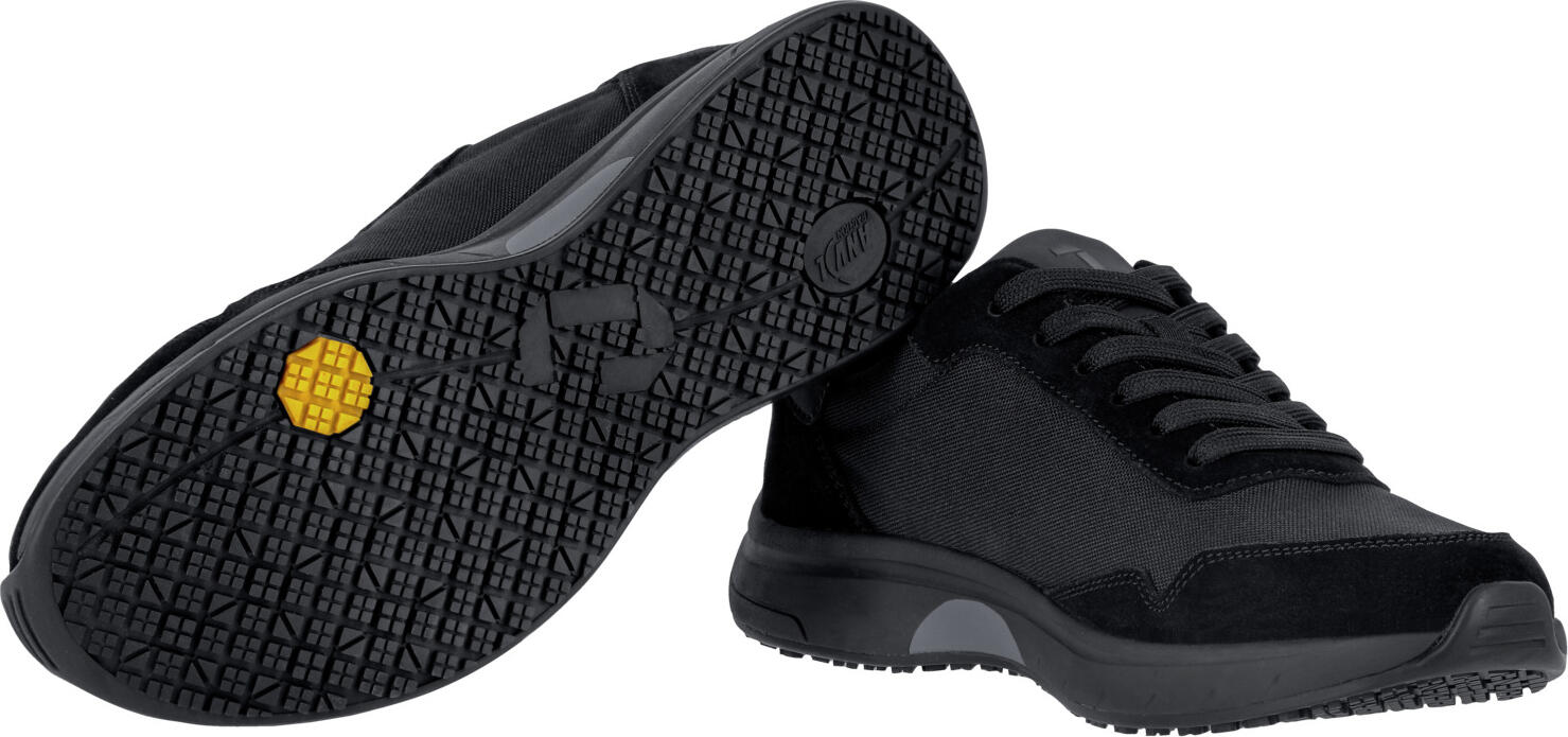 Jobeline Summit Work Shoes, O1 Protection, EN ISO 20347:2022, SR Slip Resistant, Leather and Nylon, Antistatic, EU 47, Black, Set of 3 Items