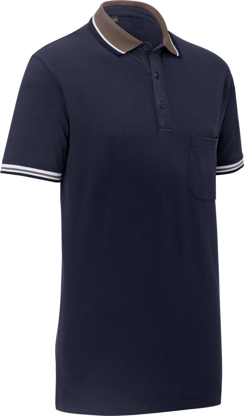Tricou Polo Jobeline Cato Line pentru barbati, maneca scurta, piqué, 95% bumbac 5% spandex, rezistent la wrinkles, cu buzunar, OEKO-TEX Standard 100