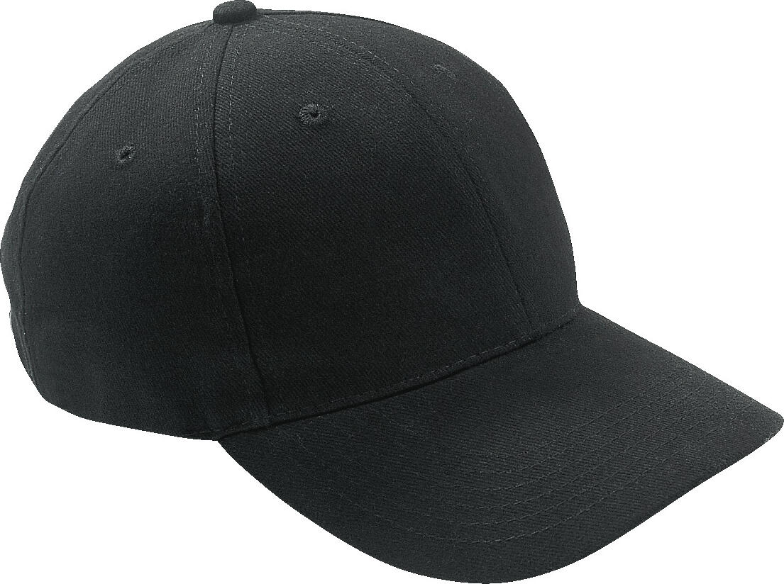 JOBELINE LUSINI Solutions GmbH Baseball cap Jack Baseball-Cap Jack Baseball cap Jack; Size universal; black Baseball-Cap Jack; Kleidergröße universal; schwarz 100 % cotton. 40 °C wash. Sporty baseball cap, individually adjustable in size with a strap on the back of the head. With ventilation holes for improved air circulation. 100 % Baumwolle. Handwäsche. Sportliches Baseball-Cap über einen Riegel am Hinterkopf individuell größenverstellbar. Mit Belüftungslöchern für verbesserte Luftzirkulation.