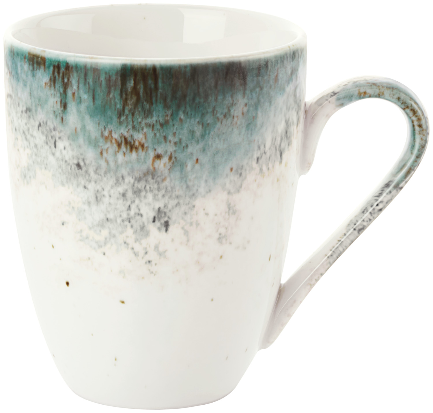 VEGA LUSINI Solutions GmbH Coffee mug Purior Kaffeebecher Purior Coffee mug Purior; 300 ml, 8.5x10.4 cm (ØxH); white/teal; round; 6 piece / pack Kaffeebecher Purior; 300 ml, 8.5x10.4 cm (ØxH); weiß/petrol; rund; 6 Stück / Pack Colored mug made of porcelain. Available in different shades. Dishwasher safe and microwaveable. Farbiger Becher aus Porzellan. In verschiedenen Farbtönen erhältlich. Spülmaschinenfest und mikrowellengeeignet.