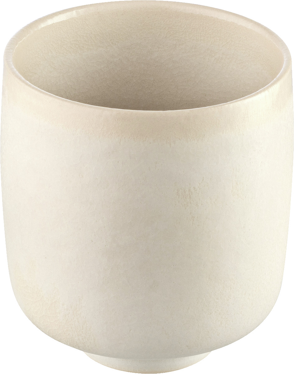 Playground BHS tabletop AG Mug Nara narrow Becher Nara schmal Mug Nara narrow; 320 ml, 8x9.5 cm (ØxH); cream; round; 6 piece / pack Becher Nara schmal; 320 ml, 8x9.5 cm (ØxH); creme; rund; 6 Stück / Pack The Nara Cashmere mug from Playground combines modern design with a style inspired by Japanese aesthetics. The warm cashmere shade creates a calm, elegant look and enhances a contemporary table setting. Ideal for coffee, tea or other hot drinks, the mug blends harmoniously into modern hospitality concepts. Its robust quality and timeless design make it the perfect choice for professional use in restaurants, hotels and cafés. Der Becher Nara Cashmere von Playground verbindet modernes Design mit einer von japanischer Ästhetik inspirierten Formensprache. Der warme Cashmere-Farbton sorgt für eine ruhige, elegante Optik und unterstreicht eine zeitgemäße Tischpräsentation. Ideal für Kaffee, Tee oder andere Heißgetränke, fügt sich der Becher harmonisch in moderne Gastronomiekonzepte ein. Die robuste Qualität und das zeitlose Design machen ihn zur perfekten Wahl für den professionellen Einsatz in Restaurants, Hotels und Cafés.