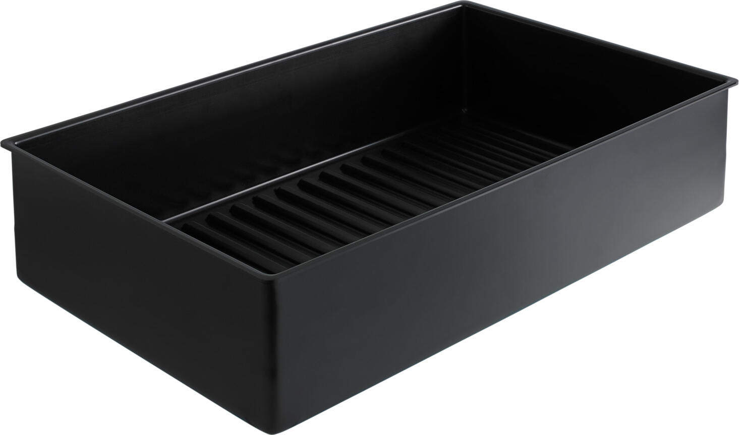 Vitrină pentru bufet VEGA Fundale, Oțel Inoxidabil 18/10 și Antracit, Recipient GN 1/1, Capac Roll-top din Tritan, 63 x 42.5 x 33.9 cm