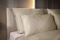 Пододеяльник ERWIN M. LUSINI Scalea, 100% хлопковый сатин, 300 TC, 140x200 см, бежевый, гостиничный тип застежки, сертификат OEKO-TEX Standard 100