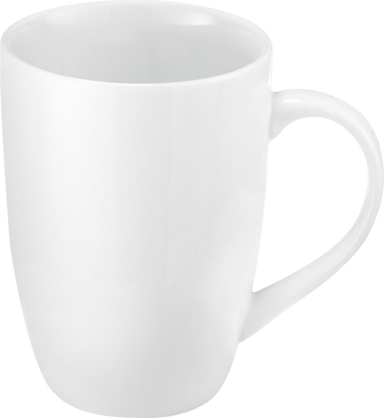 PULSIVA LUSINI Solutions GmbH Coffee mug Cui Kaffeebecher Cui Coffee mug Cui; 300 ml, 8.3x10.3 cm (ØxH); white; round; 6 piece / pack Kaffeebecher Cui; 300 ml, 8.3x10.3 cm (ØxH); weiß; rund; 6 Stück / Pack Simple elegant mug made of white porcelain. Microwaveable and dishwasher safe. Please order saucer separately. (20050114) Weißer Porzellan-Becher. Schlicht und elegant. Passende Untertasse erhältlich. Spülmaschinenfest und mikrowellengeeignet.