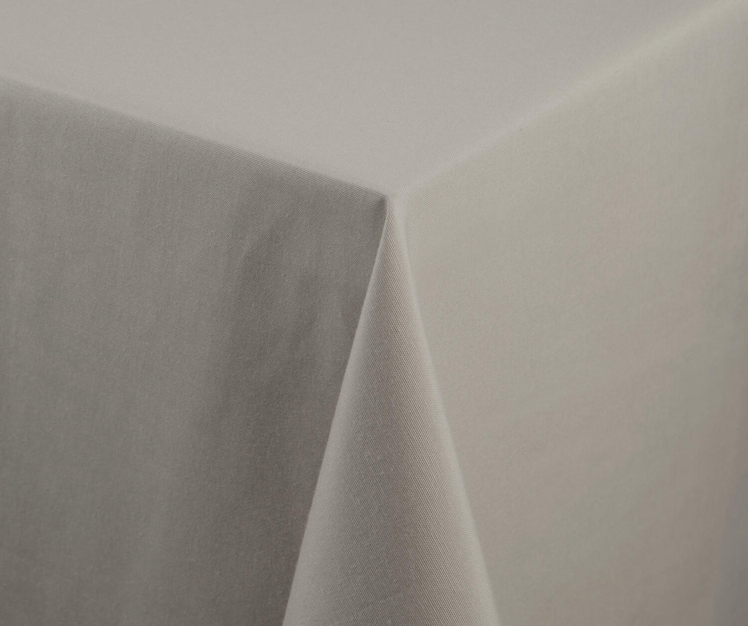 Erwin M. Lusini Konstanz Outdoor Tablecloth, Rectangular 130 x 170 cm, Stone-grey, Polyester-Cotton, Stain Resistant, OEKO-TEX Standard 100