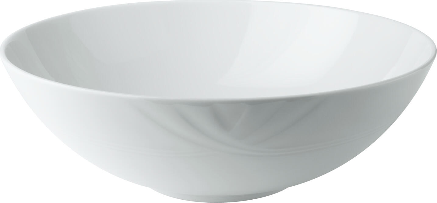 VEGA LUSINI Solutions GmbH Bowl Kiara round Schale Kiara rund Bowl Kiara round; 2300 ml, 26x8.8 cm (ØxH); white; round; 6 piece / pack Schale Kiara rund; 2300 ml, 26x8.8 cm (ØxH); weiß; rund; 6 Stück / Pack White porcelain bowl. With finely curved relief. Dishwasher safe and microwaveable. Weiße Schale aus Porzellan. Mit fein geschwungenem Relief. Spülmaschinenfest und mikrowellengeeignet.