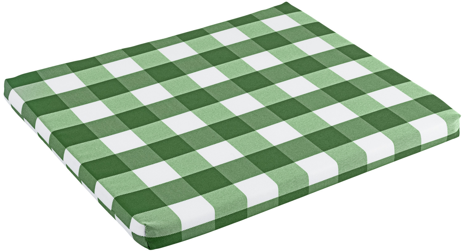 ERWIN M. LUSINI Solutions GmbH Seat cushion Countryline Sitzkissen Countryline Seat cushion Countryline; 34x39x2.5 cm (WxLxH); green; square; 4 piece / pack Sitzkissen Countryline; 34x39x2.5 cm (BxLxH); grün; quadratisch; 4 Stück / Pack 100% polyester, semi-twisted. Weight approx. 210 g/m². Comfortable seat cushions with rustic check pattern. Suitable for indoor and outdoor use. With zipper for easy covering. Easy to clean, durable. 100 % Polyester, Halbzwirn. Gewicht ca. 210 g/m². Bequeme Sitzkissen mit rustikalem Karo-Muster. Für Innen- und Außenbereich geeignet. Mit Reißverschluss für leichtes Beziehen. Pflegeleicht, strapazierfähig.