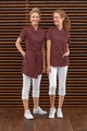 Pantaloni Capri Jobeline Lexi pentru femei, croiala ajustata cu 5 buzunare, talie elastica cu cordon, 96% bumbac 4% spandex, albi, marime 56