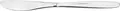 Pulsiva Basic Table Knife Set of 12, 13/0 Chrome-Stainless Steel, Rustproof Monoblock, Matt Polished, 21.2 cm, Silver, Dishwasher Safe