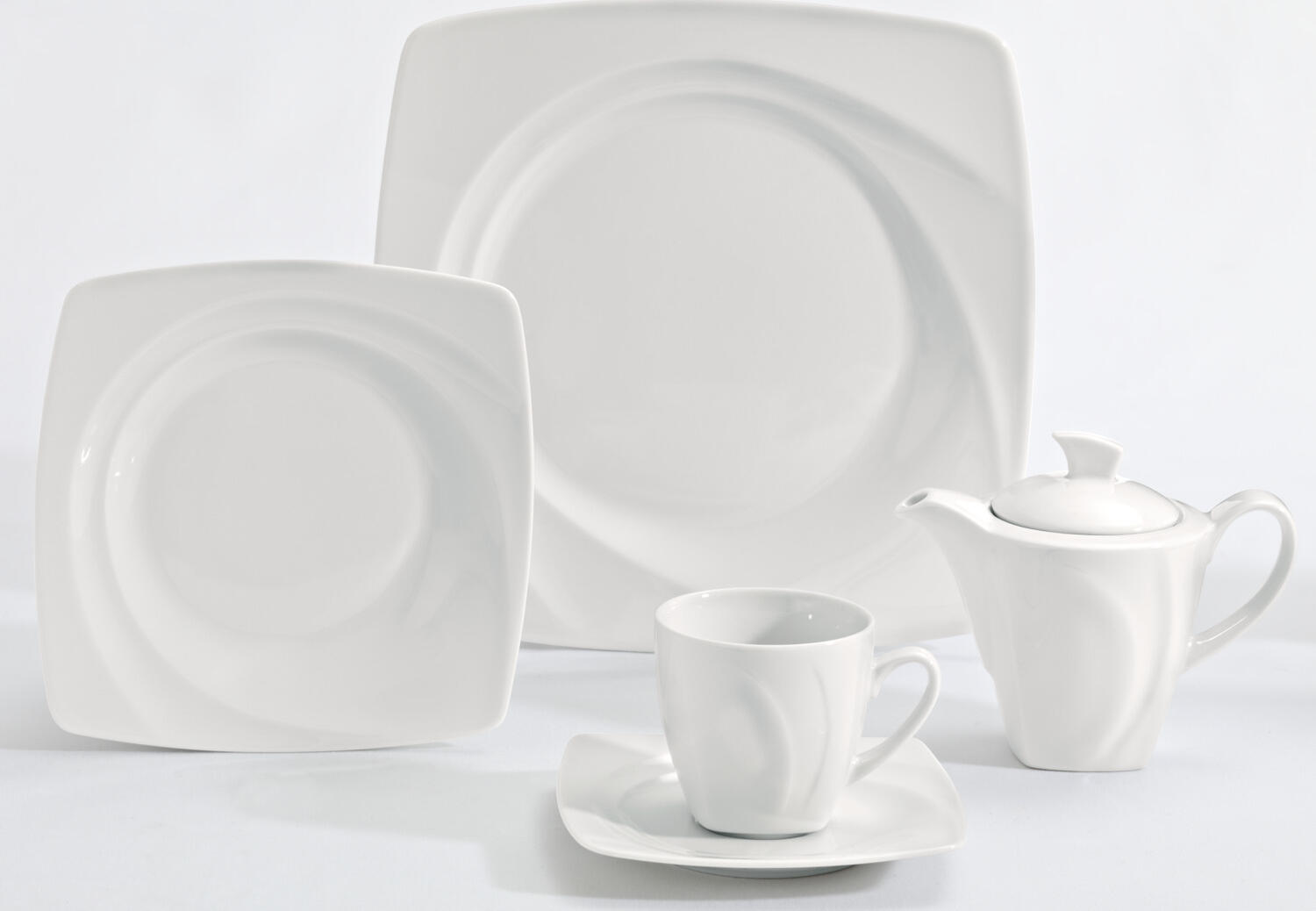 VEGA Vilano Porcelain Milk and Sauce Jug Set of 6, 200 ml, White, Round with Handle, Dishwasher and Microwave Safe
