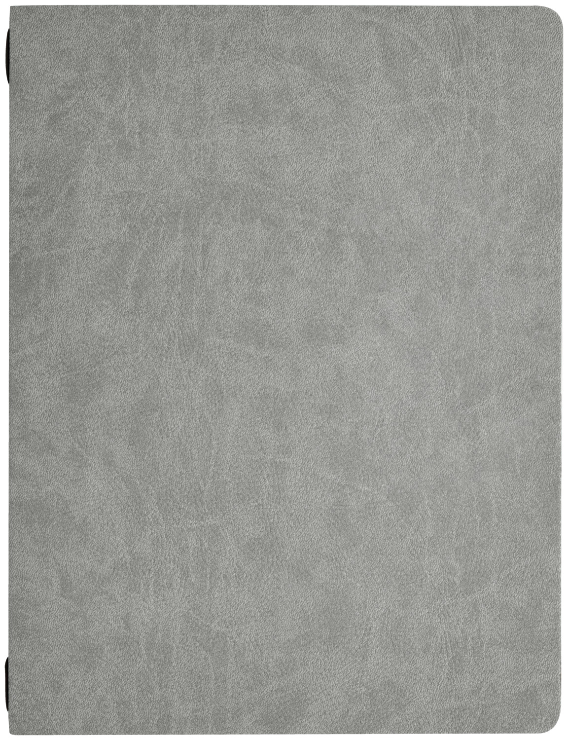 VEGA Abbotsford Menu Cover, Imitation Leather Menu Holder, Grey, 24 x 31.6 cm, 12 Pages, Includes 3 Double Transparent Covers, A4 or A5 Size, Damp Wipeable