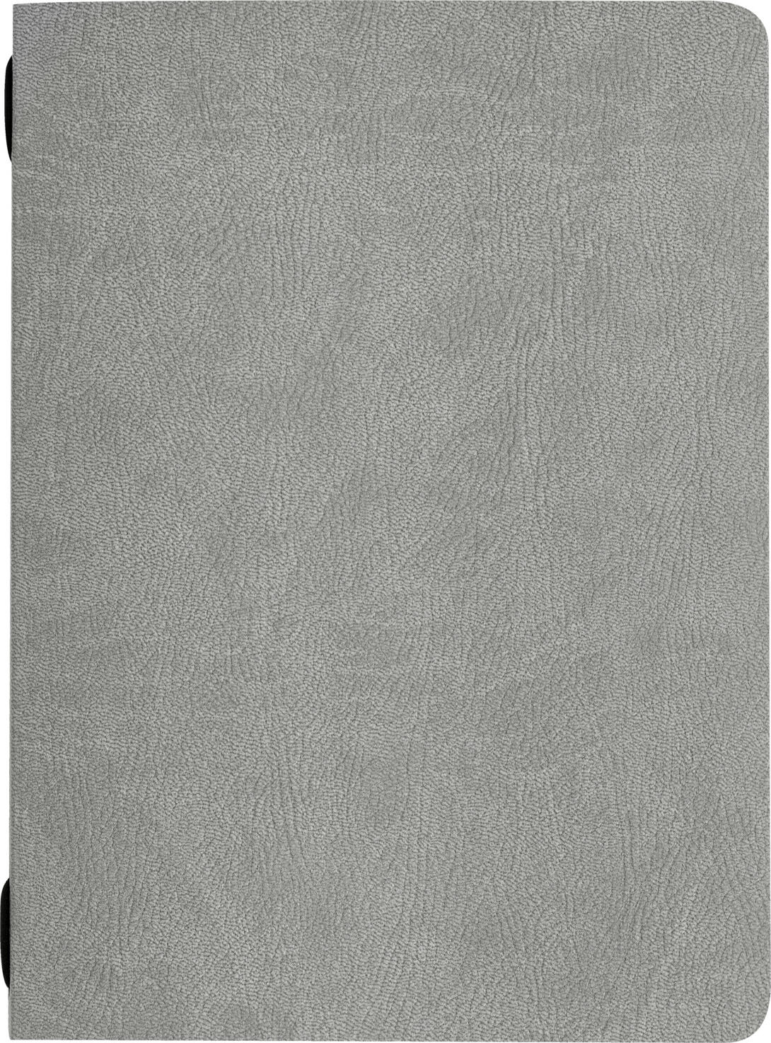 VEGA LUSINI Solutions GmbH Menu Abbotsford A5 Speisekarte Abbotsford A5 Menu Abbotsford A5; A5, 17x23 cm (WxH); grey Speisekarte Abbotsford A5; DIN A5, 17x23 cm (BxH); grau Imitation leather menu incl. three double transparent covers for twelve pages. Damp wipeable. Speisekarte aus Kunstleder inkl. drei Doppeltransparenthüllen für zwölf Seiten. Feucht abwischbar.