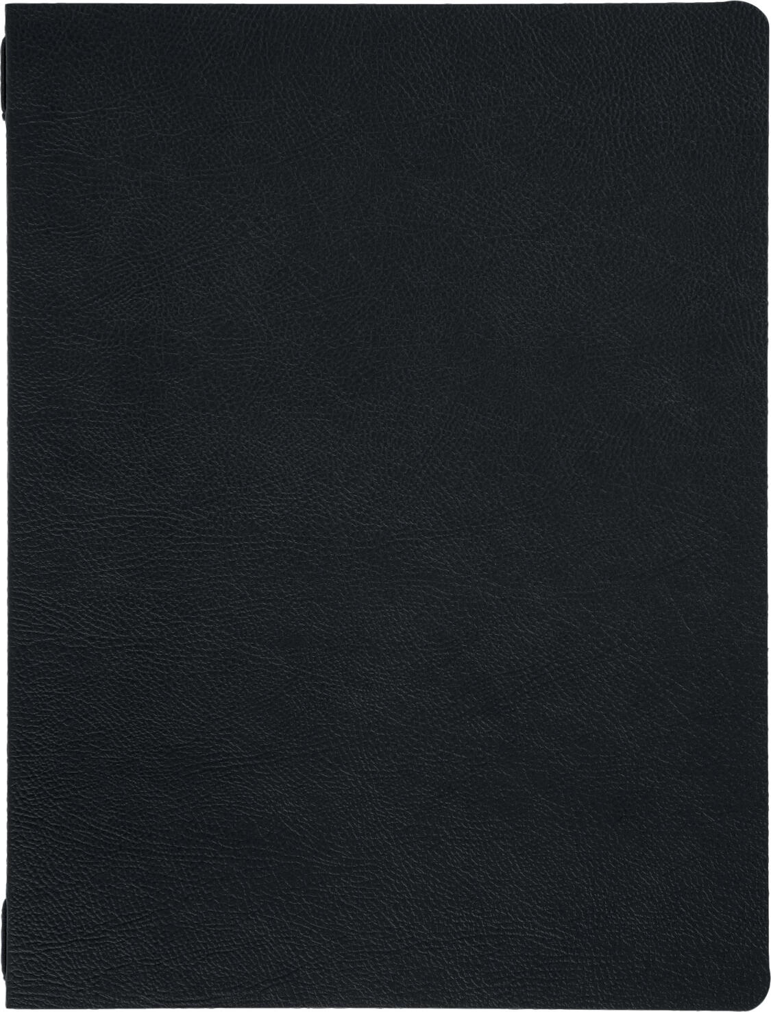 VEGA LUSINI Solutions GmbH Menu Abbotsford A5 Speisekarte Abbotsford A5 Menu Abbotsford A5; A4, 24x31.6 cm (WxH); black Speisekarte Abbotsford A5; DIN A4, 24x31.6 cm (BxH); schwarz Imitation leather menu incl. three double transparent covers for twelve pages. Damp wipeable. Speisekarte aus Kunstleder inkl. drei Doppeltransparenthüllen für zwölf Seiten. Feucht abwischbar.
