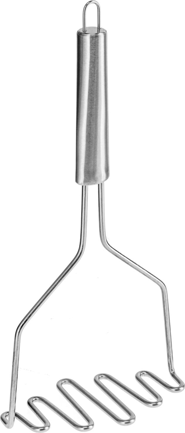 PULSIVA LUSINI Solutions GmbH Potato masher Terrest II Kartoffelstampfer Terrest II Potato masher Terrest II; 25 cm (L); silver Kartoffelstampfer Terrest II; 25 cm (L); silber Classic stainless steel potato masher. Potato masher 25 cm with eyelet for hanging. Suitable for dishwashers. Klassischer Kartoffelstampfer aus Edelstahl, rostfrei. Kartoffelstampfer 25 cm mit Öse zum Aufhängen. Spülmaschinengeeignet.