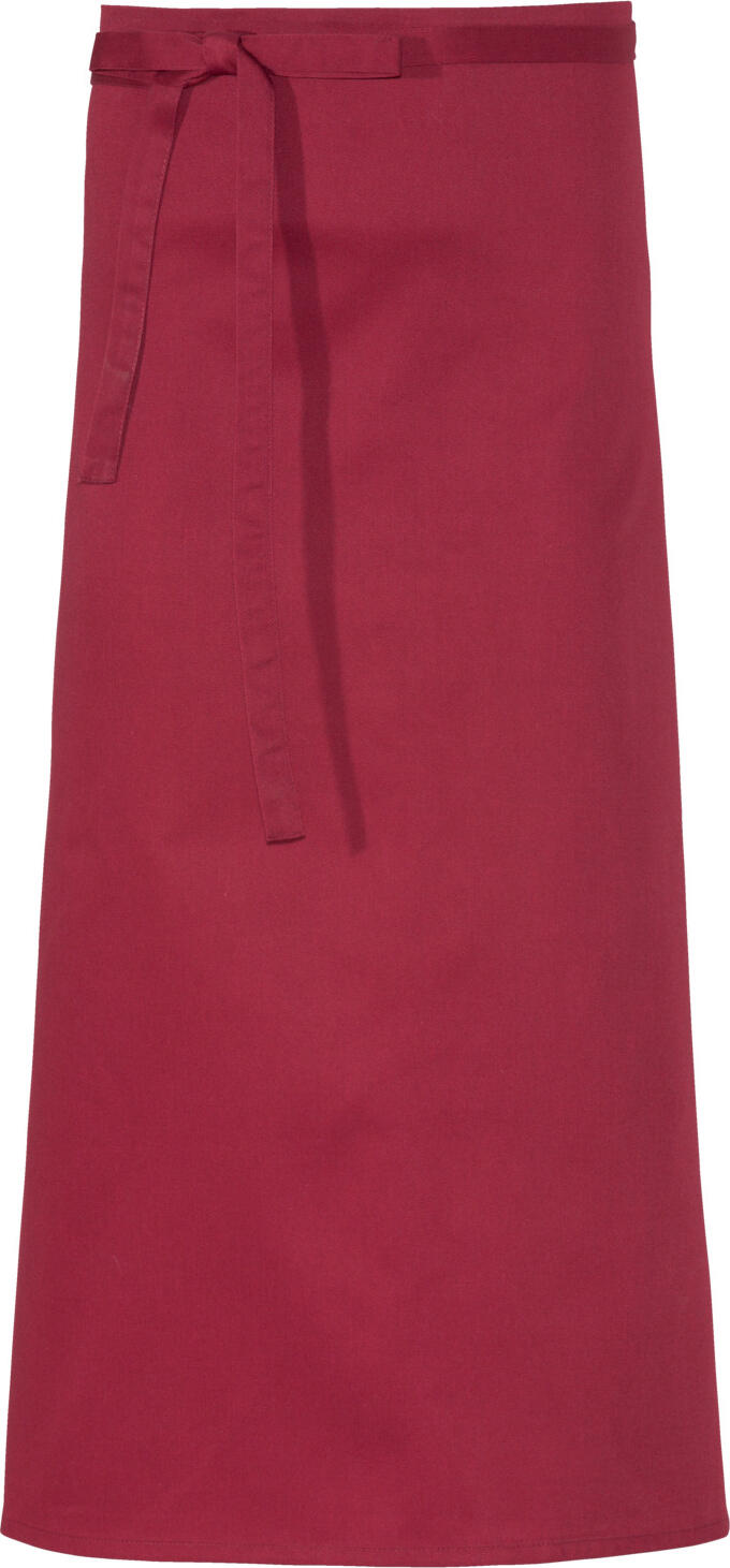 PULSIVA LUSINI Solutions GmbH Apron Benjamin/Malio 85x100 cm Schürze Benjamin 85x100 cm Apron Benjamin/Malio 85x100 cm; 85x100 cm (LxW); bordeaux; 3 piece / pack Schürze Benjamin 85x100 cm; 85x100 cm (LxB); bordeaux; 3 Stück / Pack 65 % polyester, 35 % cotton. 195 g/m². Colored 60 °C wash, white 95 °C wash. Apron with fixed fabric straps. Durable and easy to care for. Delivery: pack of 3. 65 % Polyester, 35 % Baumwolle. 195 g/m². Bunt 60°-Wäsche, weiß 95°-Wäsche. Schürze mit festen Stoffbändern. Strapazierfähig und pflegeleicht. Lieferung: 3 er-Pack
