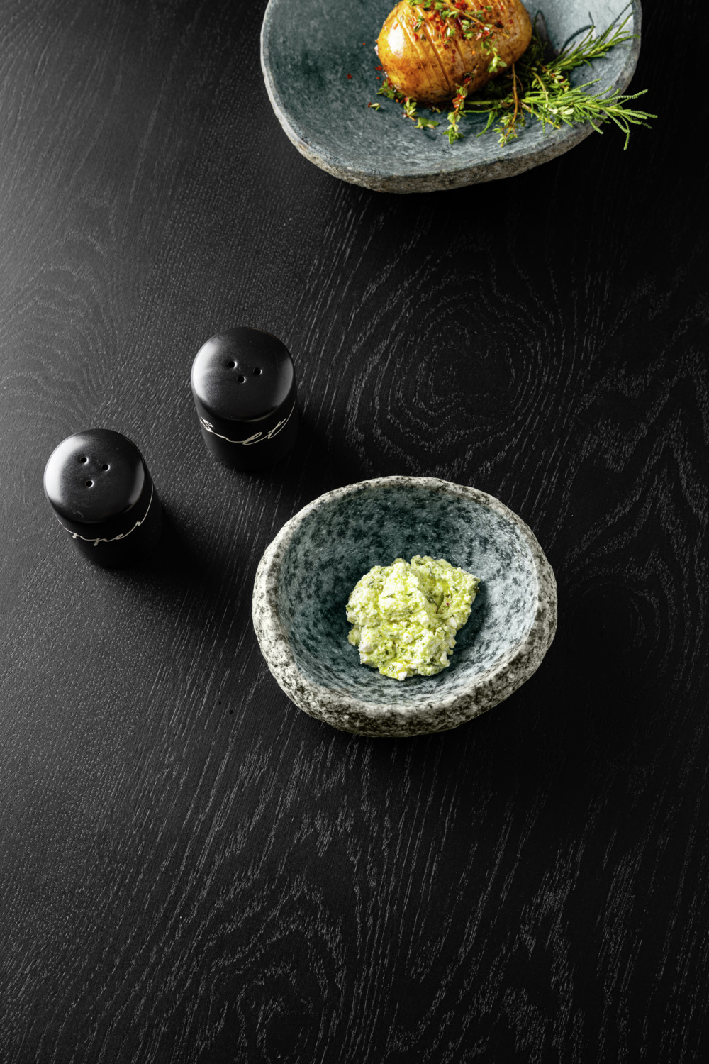 VEGA LUSINI Panaro Natural Stone Bowl, Grey, 270 ml, 14 x 12 x 5 cm, Unique Handcrafted Stone Vessel