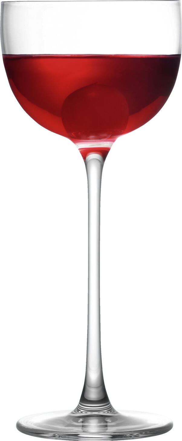 NUDE Savage Nick & Nora Crystal Glass Set of 6, 135 ml, Transparent, Fine Rim, Dishwasher Safe