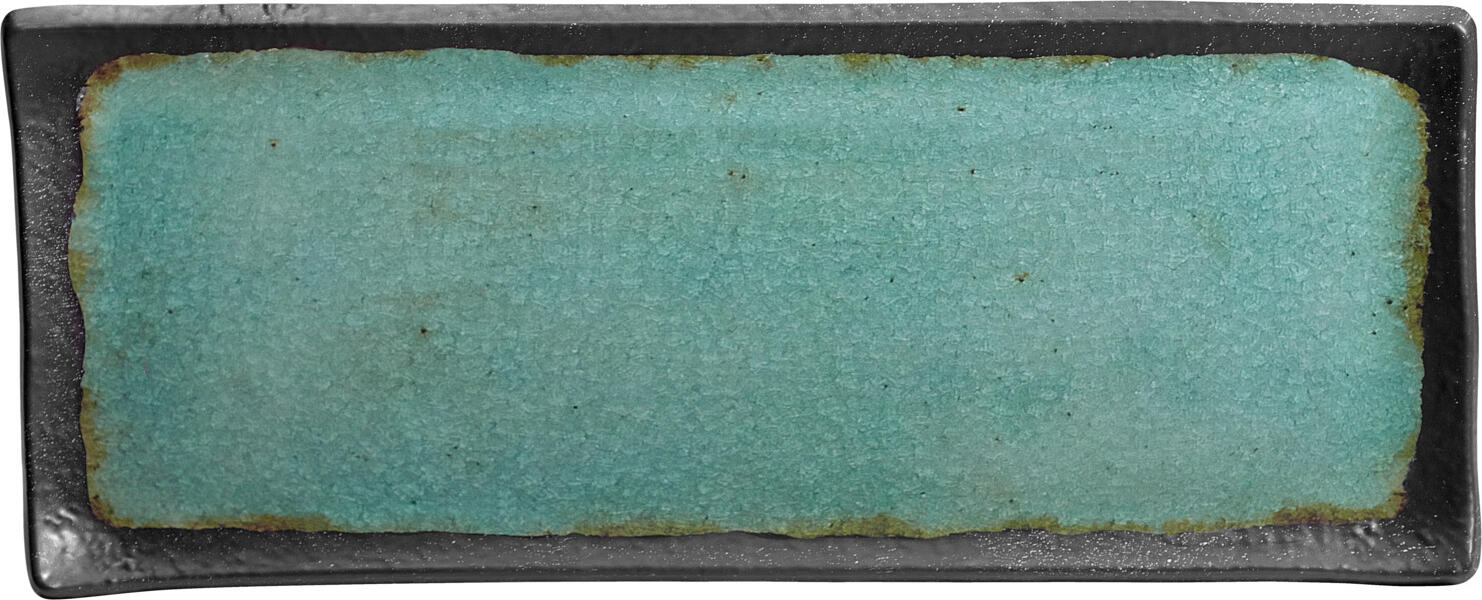 VEGA LUSINI Solutions GmbH Buffet platter Dearborn Buffetplatte Dearborn Buffet platter Dearborn; GN 1.5/4, 39.7x16.2x2 cm (LxWxH); turquoise; rectangular; 3 piece / pack Buffetplatte Dearborn; GN 1.5/4, 39.7x16.2x2 cm (LxBxH); türkis; rechteckig; 3 Stück / Pack Platter made of melamine in porcelain look in various GN sizes. Particularly durable due to high impact and break resistance. Application range between -30 °C to +70 °C. Stackable and dishwasher safe. Not cut resistant. Platte aus Melamin in Porzellanoptik in verschiedenen GN-Maßen. Besonders langlebig durch hohe Stoß- und Bruchfestigkeit. Einsatzbereich zwischen -30 °C bis +70 °C. Stapelbar und spülmaschinenfest. Nicht schnittfest.
