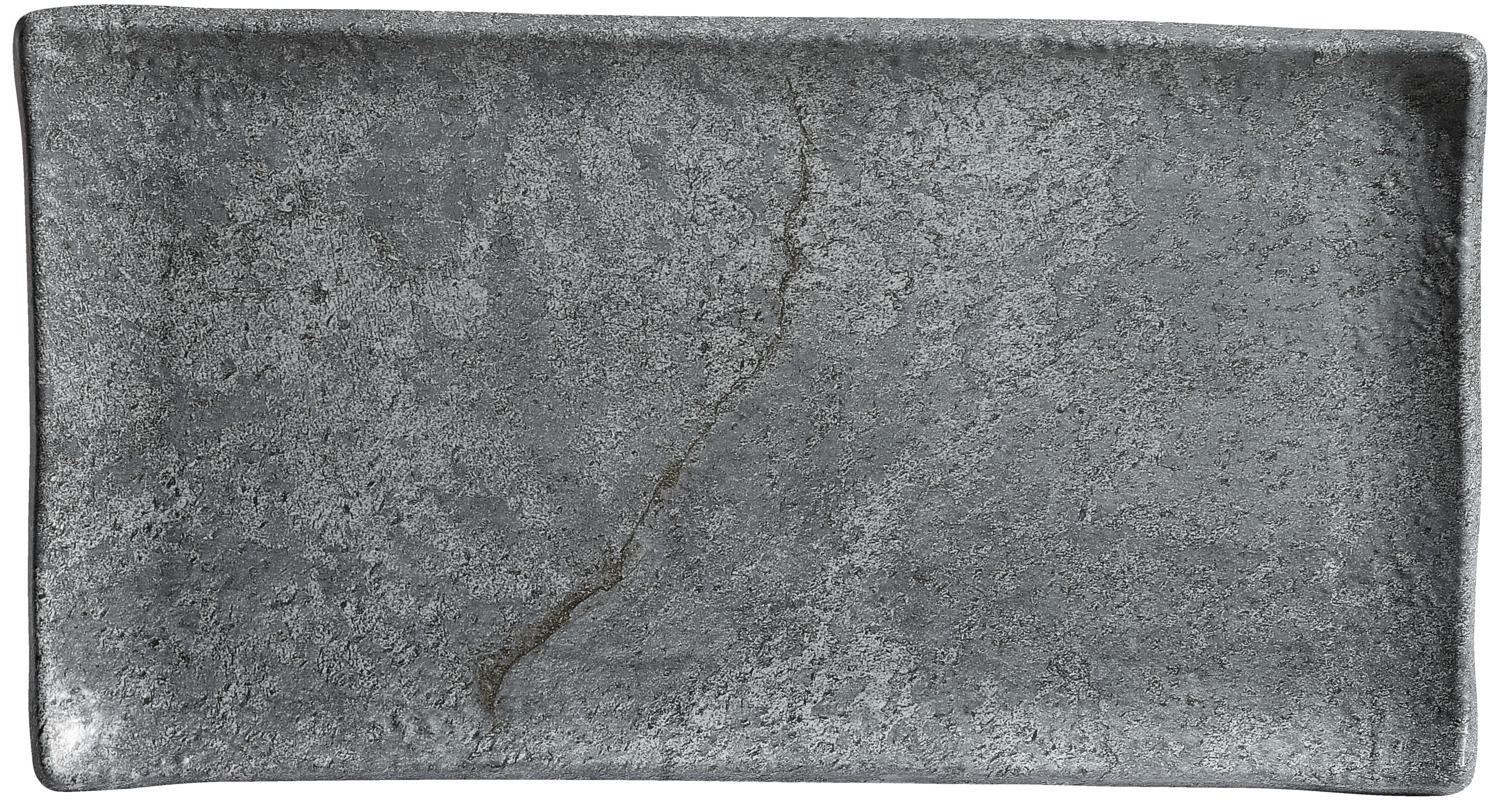 VEGA LUSINI Solutions GmbH Buffet platter Clawson rectangular Buffetplatte Clawson rechteckig Buffet platter Clawson rectangular; GN 1/3, 32.5x17.6x2 cm (LxWxH); grey; rectangular; 6 piece / pack Buffetplatte Clawson rechteckig; GN 1/3, 32.5x17.6x2 cm (LxBxH); grau; rechteckig; 6 Stück / Pack Platter made of melamine in stone look with rim. Particularly durable and hard-wearing due to high impact and break resistance. Application range between -30 °C to +70 °C. Stackable and dishwasher safe. Not cut resistant. Platte aus Melamin in Steinoptik mit Rand. Besonders langlebig und strapazierfähig durch hohe Stoß- und Bruchfestigkeit. Einsatzbereich zwischen -30 °C bis +70 °C. Stapelbar und spülmaschinenfest. Nicht schnittfest.