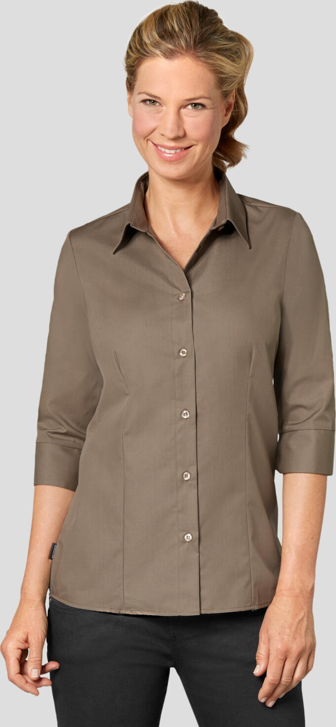 Jobeline Filipa Women's Blouse, 100% Cotton, 3/4 Sleeve, Tailored Fit, OEKO-TEX Standard 100 Certified, Easy Iron, Durable