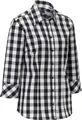 Bluza Jobeline Davis pentru femei, mărime 48, 100% bumbac, model carouri mari, croială ajustată, mâneci lungi/3/4, guler cămașă, întreținere ușoară