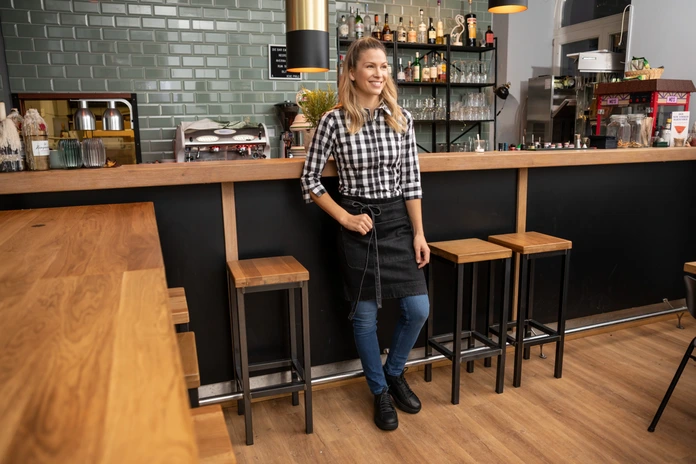 Bluza Jobeline Davis pentru femei, mărime 48, 100% bumbac, model carouri mari, croială ajustată, mâneci lungi/3/4, guler cămașă, întreținere ușoară