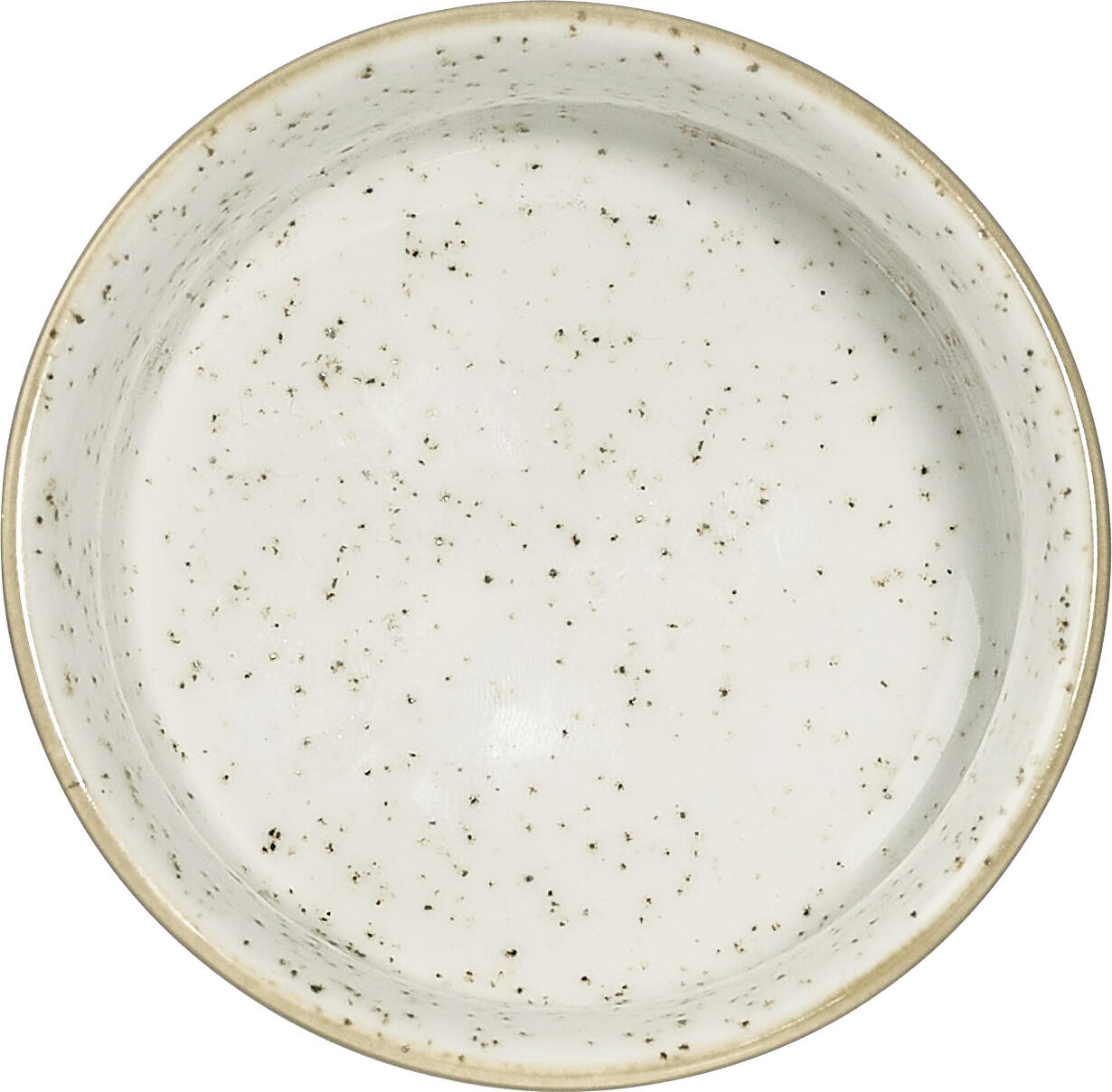 Churchill Stonecast Barley White Ramekins, 195ml Round Stoneware Bowls, Rustic Speckled Glaze, Heat Resistant Professional Gastronomy, Set of 24