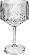 koziol koziol »ideas for friends GmbH Gin glass Club No. 15 Superglas Ginglas Club No. 15 Superglas Gin glass Club No. 15 Superglas; 500 ml, 11.1x19.2 cm (ØxH); transparent; 48 piece / pack Ginglas Club No. 15 Superglas; 500 ml, 11.1x19.2 cm (ØxH); transparent; 48 Stück / Pack The Superglas is made of unbreakable high-tech plastic material in attractive faceted design and is perfect for gin and tonics or cocktails. Satisfies the legal requirements for all areas where glasses are banned. Insulates four times better than conventional glass. Impact-resistant, recyclable, suitable for dishwasher up to a maximum of 70°C, wash new glasses for the first time at over 80°C, pH-neutral cleaning supplies and special rinse aid for plastic glasses are recommended. Orders of 288 pieces or more can also be customized with your engraved logo. Das Superglas besteht aus unzerbrechlichem Hightech-Kunststoffmaterial in attraktiven Facettendesign für den beliebten Gin Tonic oder Cocktails. Erfüllt die gesetztlichen Vorgaben für alle Bereiche mit Glasverbot. Isoliert viermal besser als herkömmliches Glas. Stoßfest, stapelbar, recyclebar, spülmaschinengeeignet bis max. 70 °C, neue Gläser erstmals über 80 °C spülen, pH-neutrale Reinigungsmittel und speziellen Klarspüler für Kunststoffgläser empfohlen. Eine Veredelung mit Ihrem Wunsch Logo, gern auch als Rundumdruck ist ab 100 Stück mit dem Luxury Print Verfahren möglich. Ab 250 Stück ist Ihr Logo auch im Tampondruckverfahren möglich. Oder Sie wünschen eine eigene Sonderfarbe? - Diese setzen wir gern bereits ab 500 Stück für Sie um.