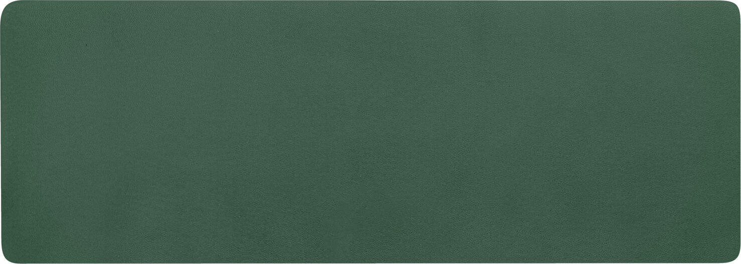 Set de 4 piese placemat decorativ ERWIN M. LUSINI Solutions GmbH Kaja, 100% PVC, 15 x 50 cm, Verde Inchis, pentru Interior si Exterior