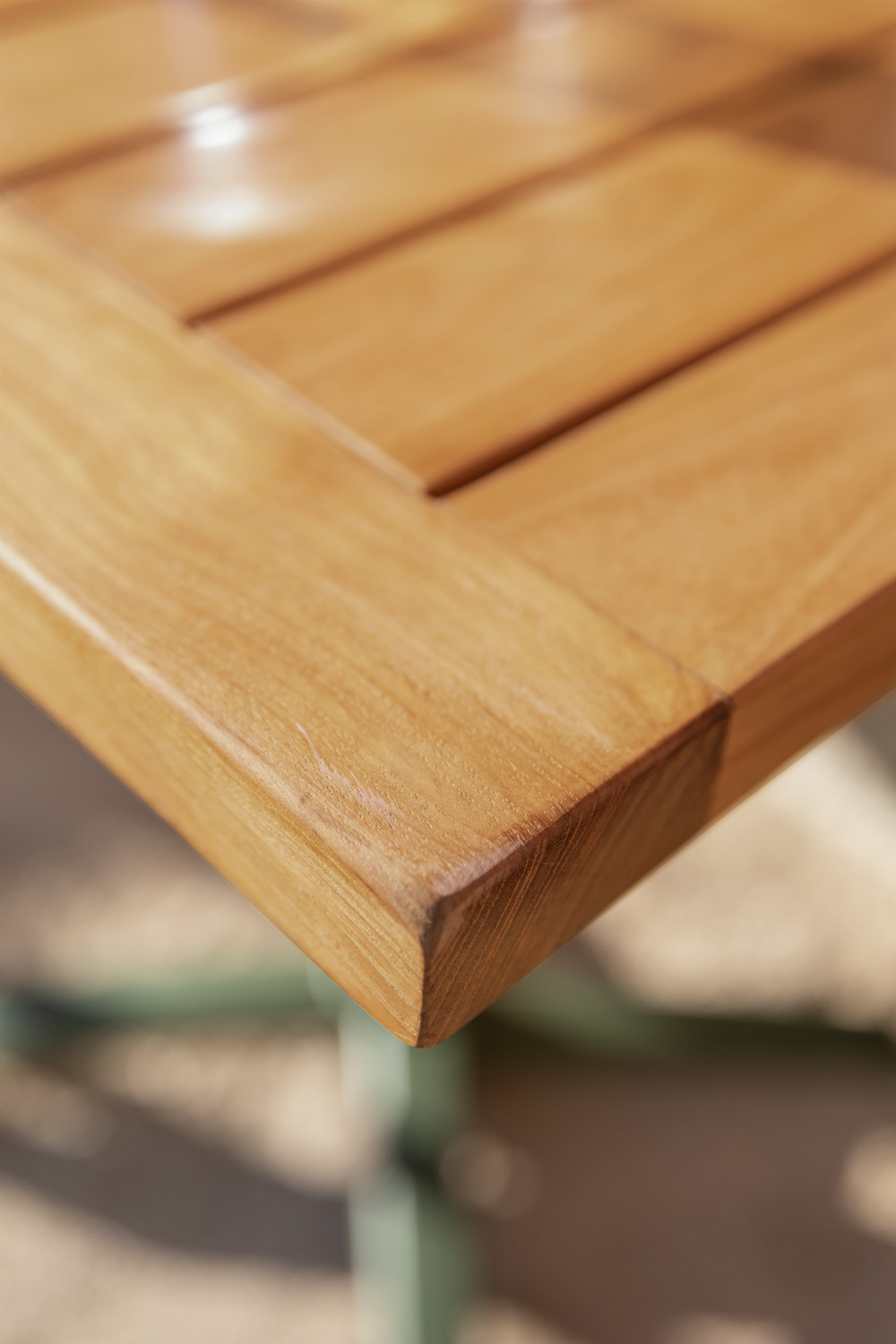 VEGA Mirello Outdoor Table Top, Solid Teak Wood Class A, FSC-certified, Square 70x70x3 cm, Weatherproof Brown for Professional Catering